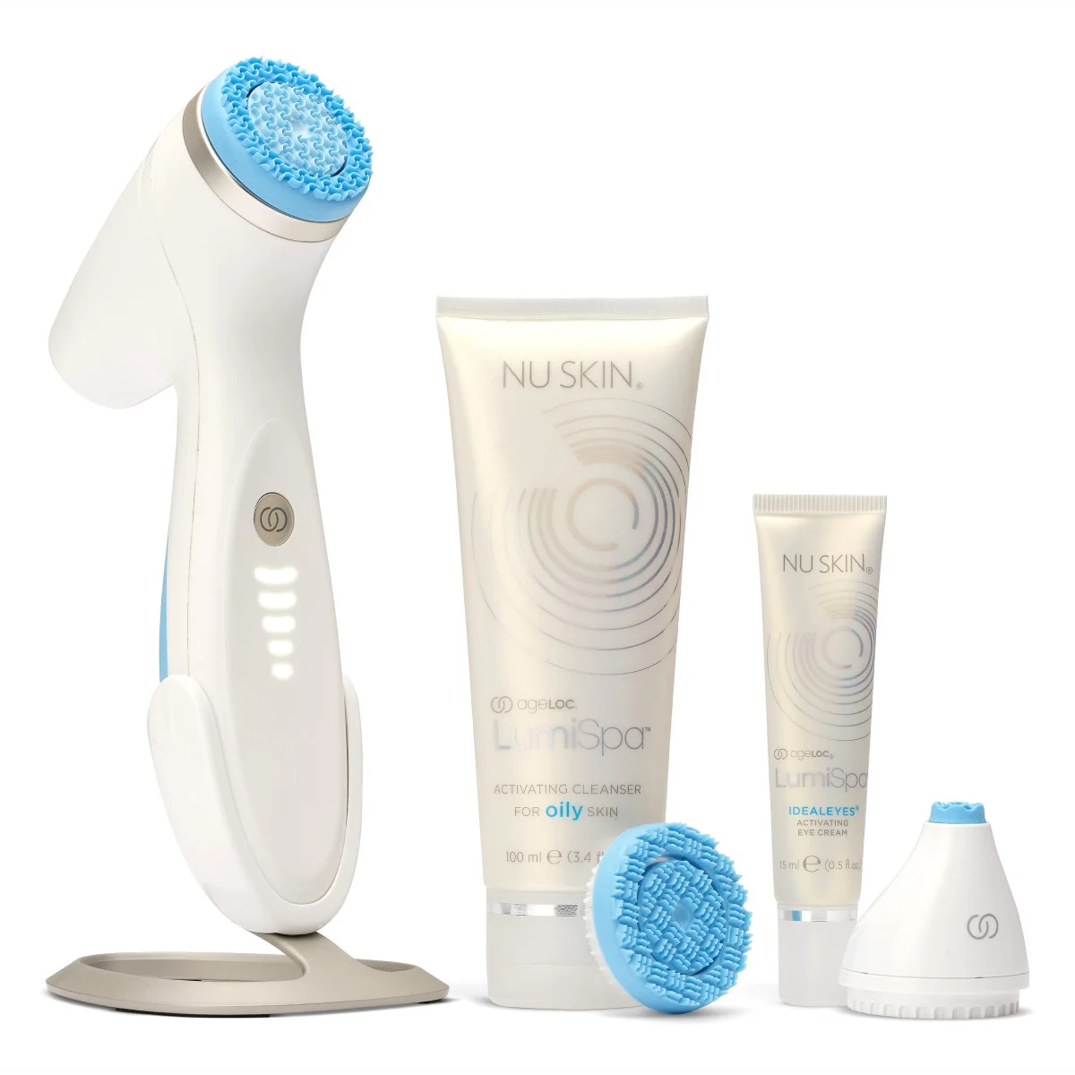 Nu Skin ageLOC LumiSpa iO Beauty Device Skincare Kit - Fettige Haut