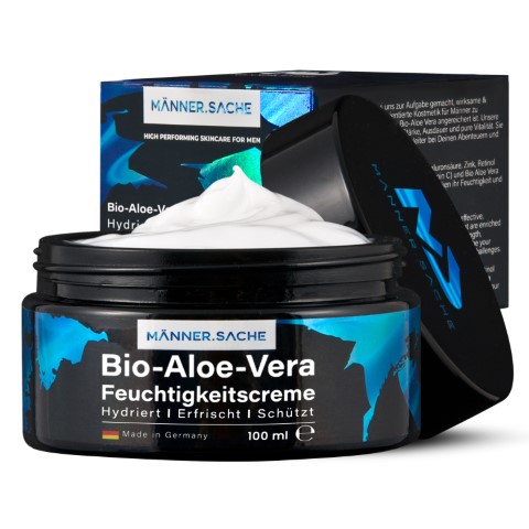 Männer.Sache BIO-Aloe-Vera Feuchtigkeitscreme 100 ml