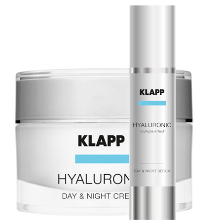 klapp hyaluronic set day night cream serum 50 ml 50 ml