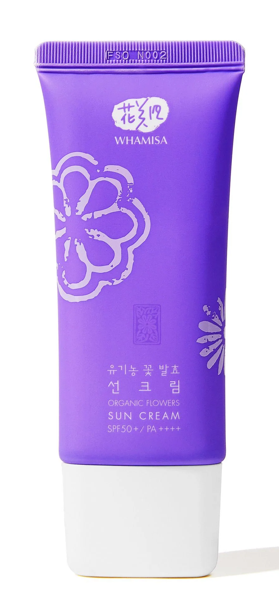 Whamisa Organic Flowers Sun Cream SPF 50