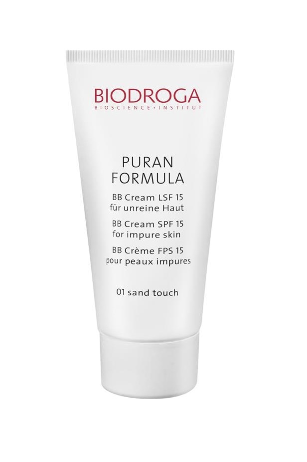 Biodroga Puran Formula BB Cream LSF 15 für unreine Haut 01 sand - 40 ml