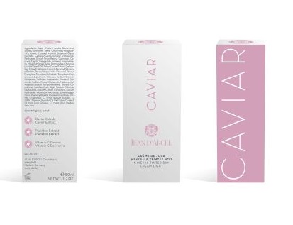 Jean D Arcel Caviar creme de jour minerale teintee no 1 30 ml Verpackung