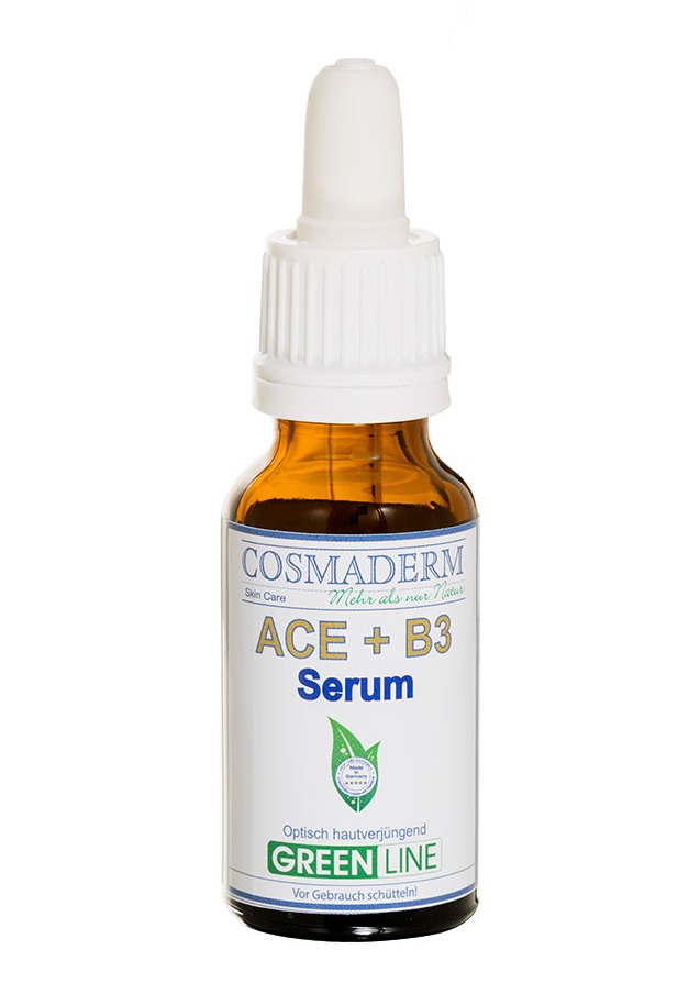 Cosmaderm Greenline Vitamin ACE + B3 Serum 20 ml