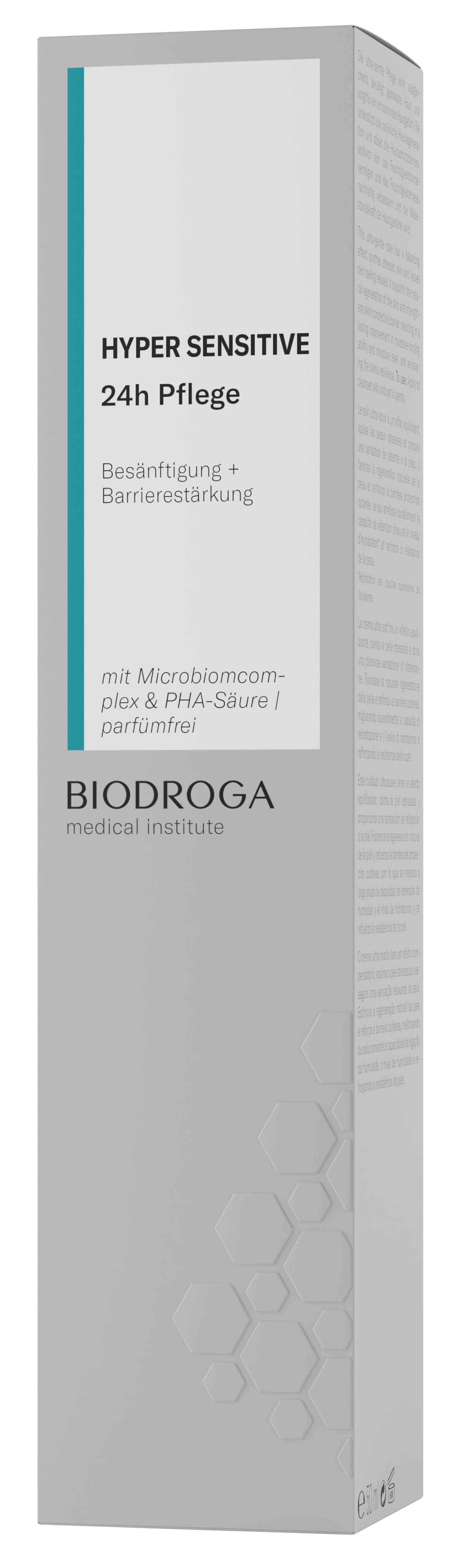 Biodroga Medical Institute Hyper Sensitive 24h Pflege 50 ml