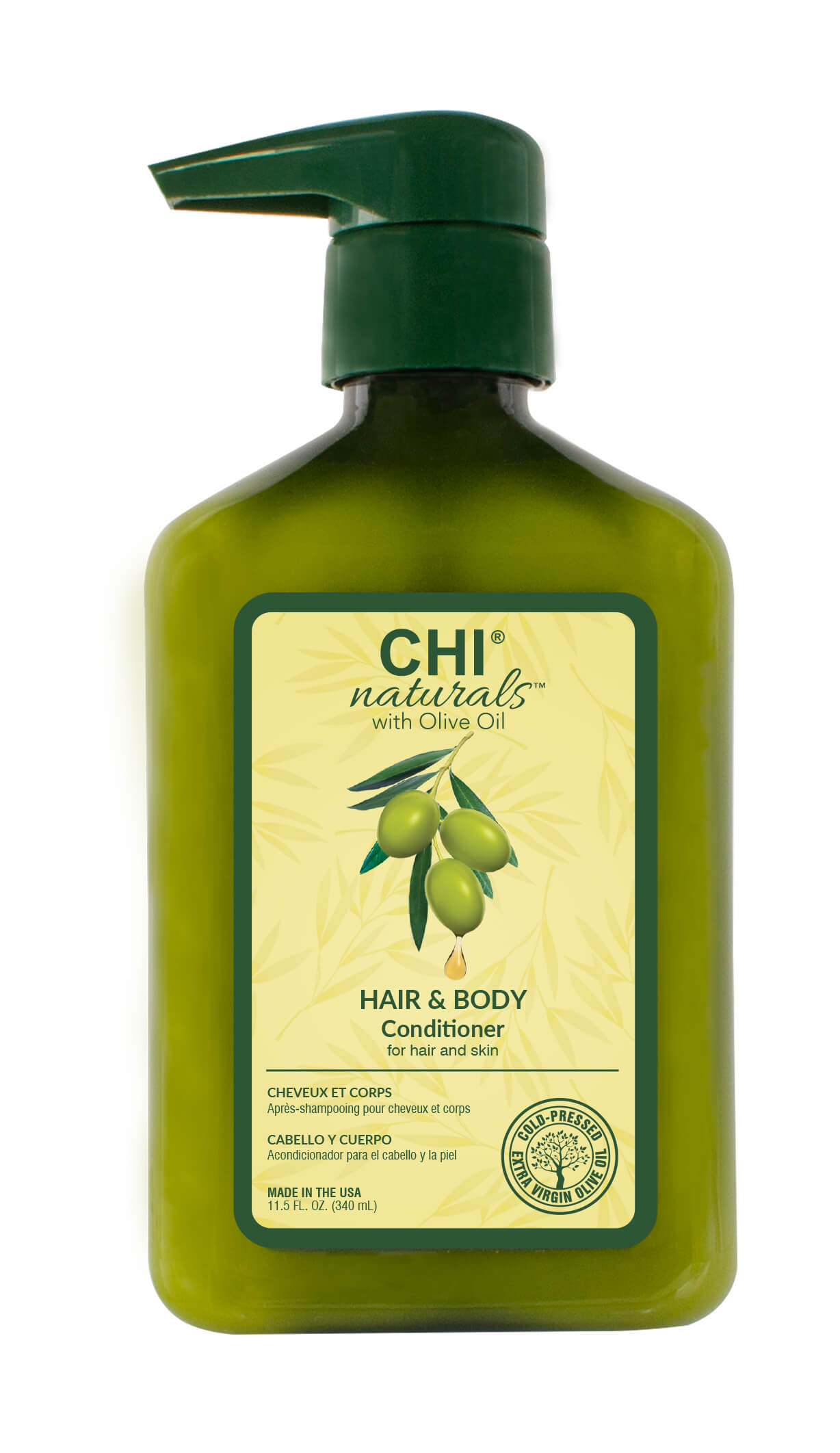 CHI Naturals Olive Oil Hair Body Conditioner 340 ml