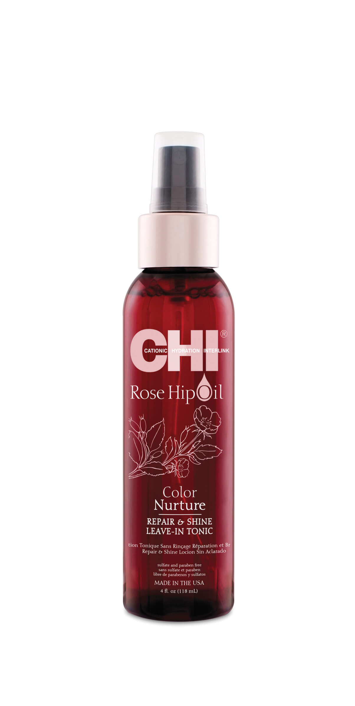 CHI Rose Hip Oil - Repair & Shine Leave-In Tonic 118 ml