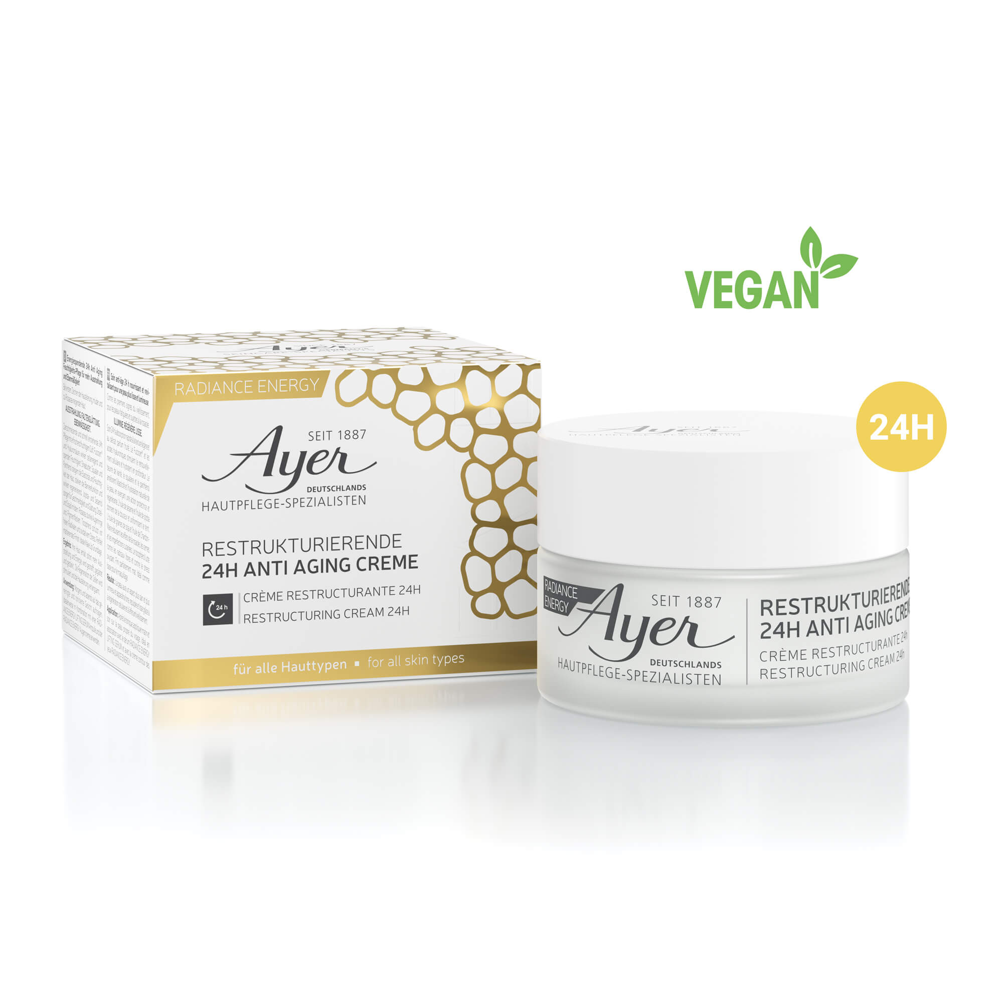 Ayer Restrukturierende 24h Anti Aging Creme