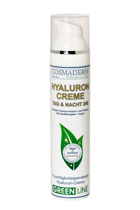 Cosmaderm Greenline Hyaluron Tag & Nachtcreme 24 h, 100 ml