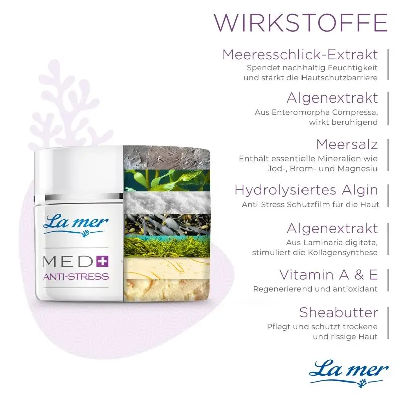 La mer Med+ Anti-Stress Reichhaltige Nachtcreme 50 ml