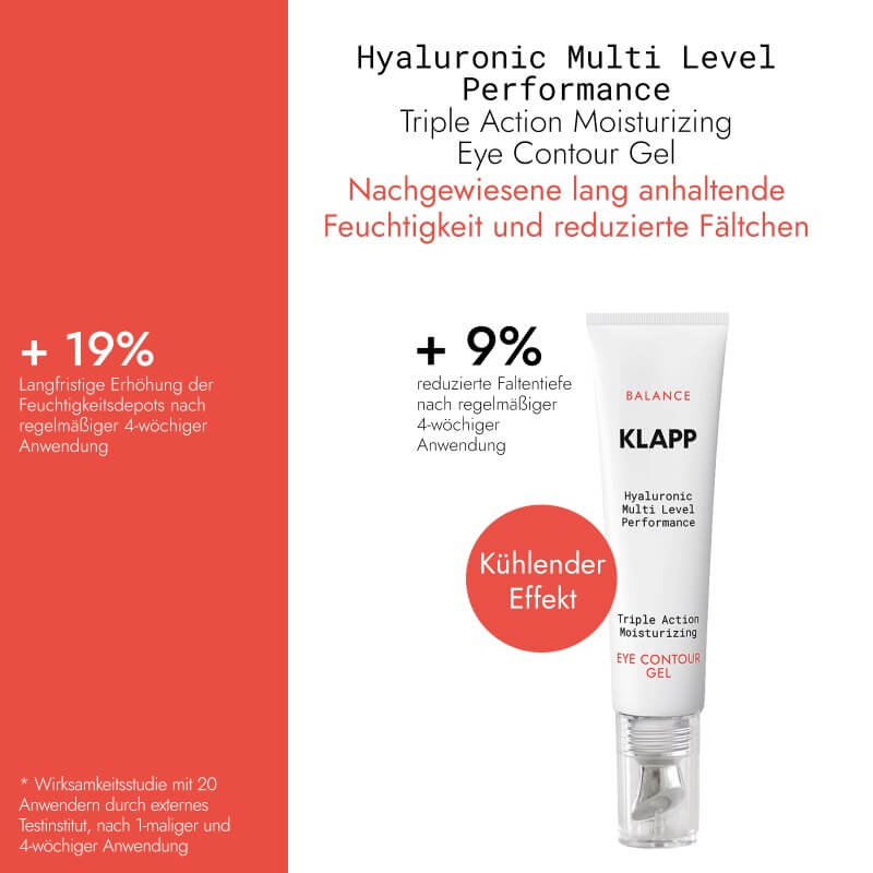 Klapp Triple Action Moisturizing Eye Contour Gel 15 ml