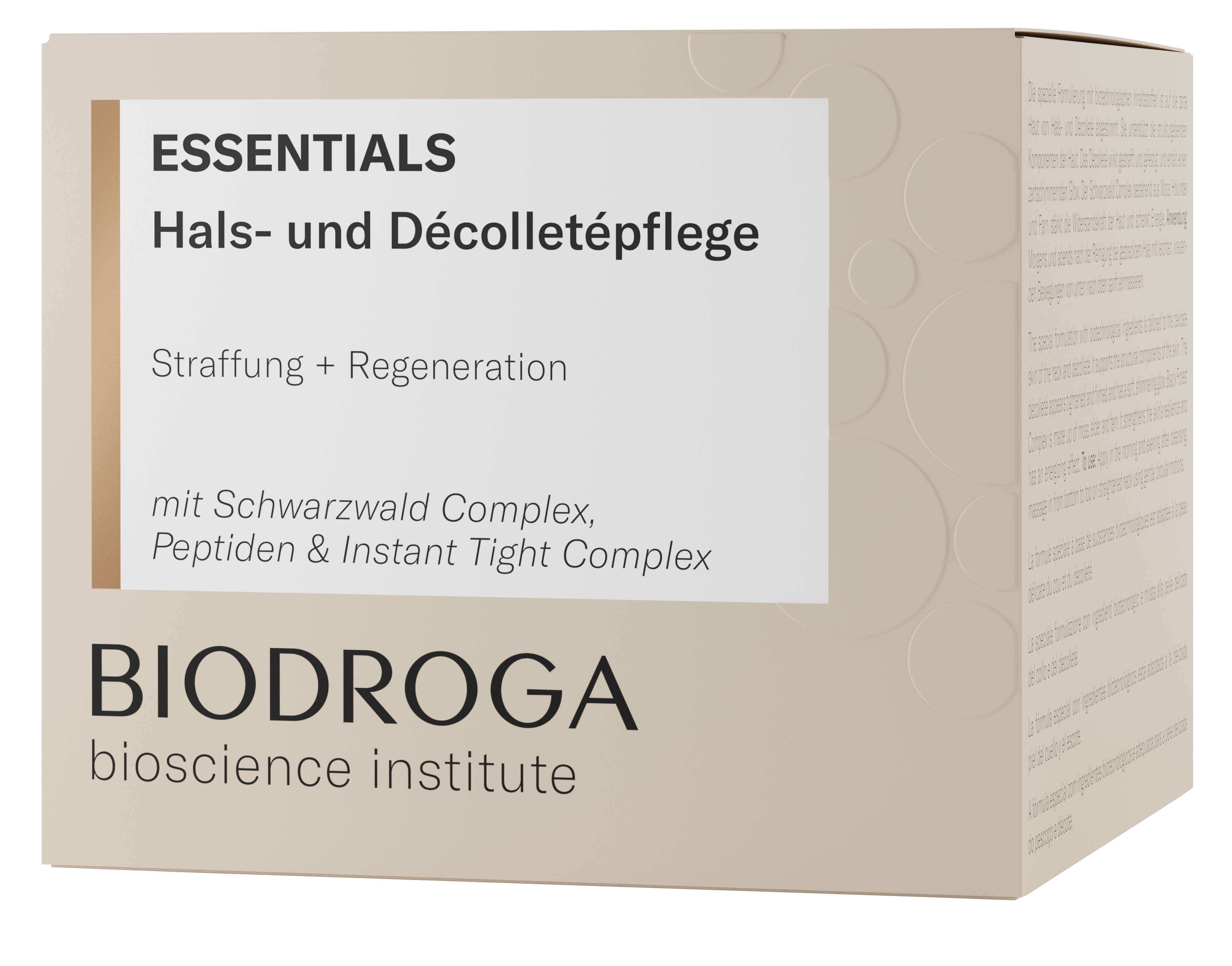 Biodroga Bioscience Institute Essentials Hals Decolletepflege 50 ml FS