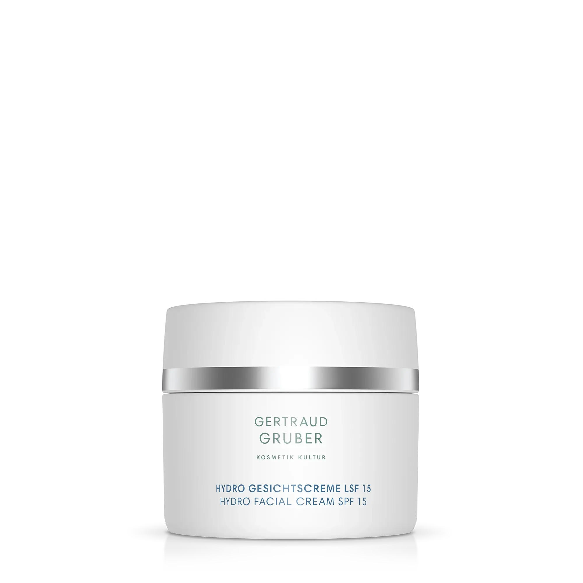 Gertraud Gruber HYDRO Gesichtscreme mit LSF – Feuchtigkeitscreme für trockene Haut – 50 ml Tiegel