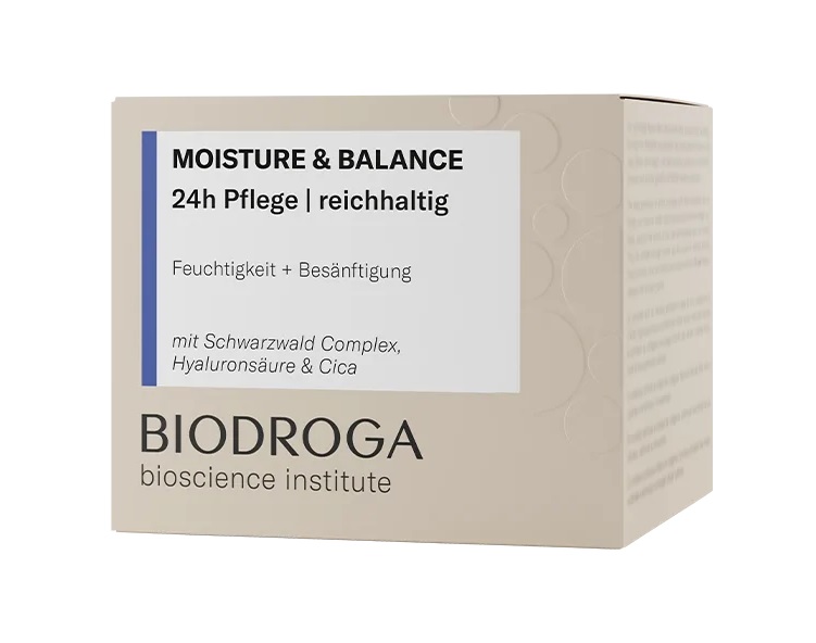 Biodroga Bioscience Institute Moisture & Balance 24h Pflege reichhaltig 50 ml