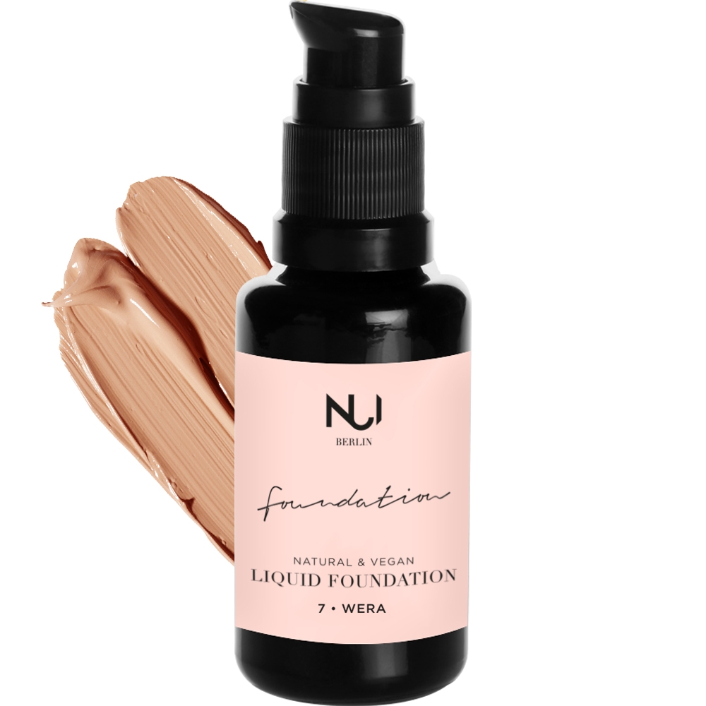 NUI Cosmetics Natural Liquid Foundation in 9 Farben