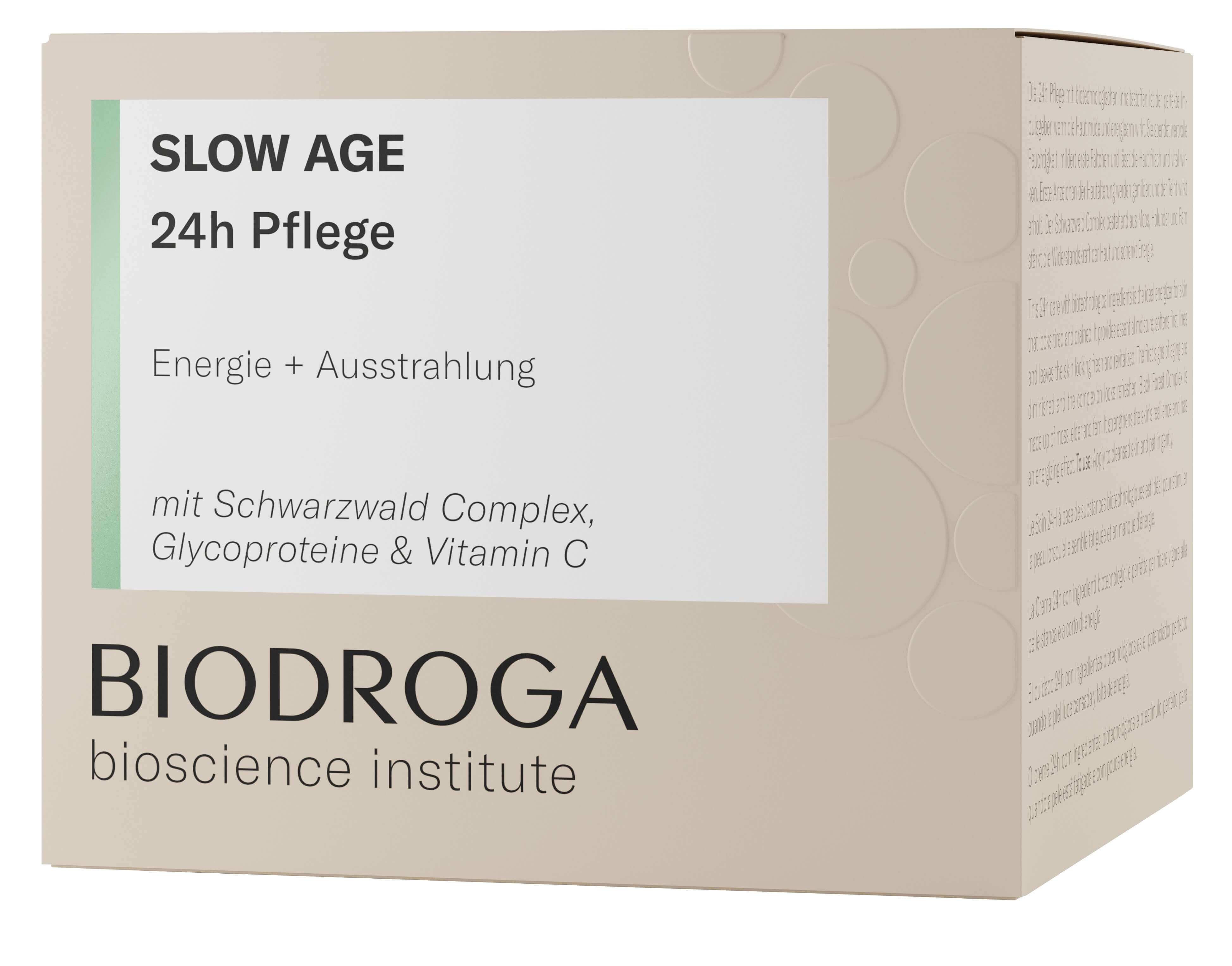 Biodroga Bioscience Institute Slow Age 24h Pflege 50 ml FS