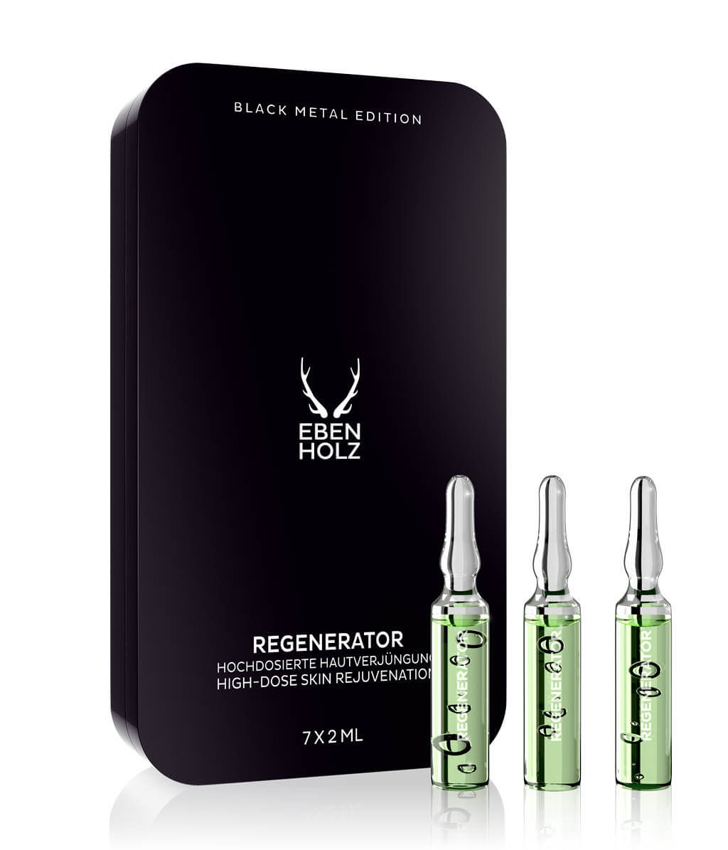 Ebenholz Skincare Regenerator Black Metal Edition 7x2 ml