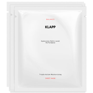 Klapp Triple Action Moisturizing Sheet Mask 3 Stück