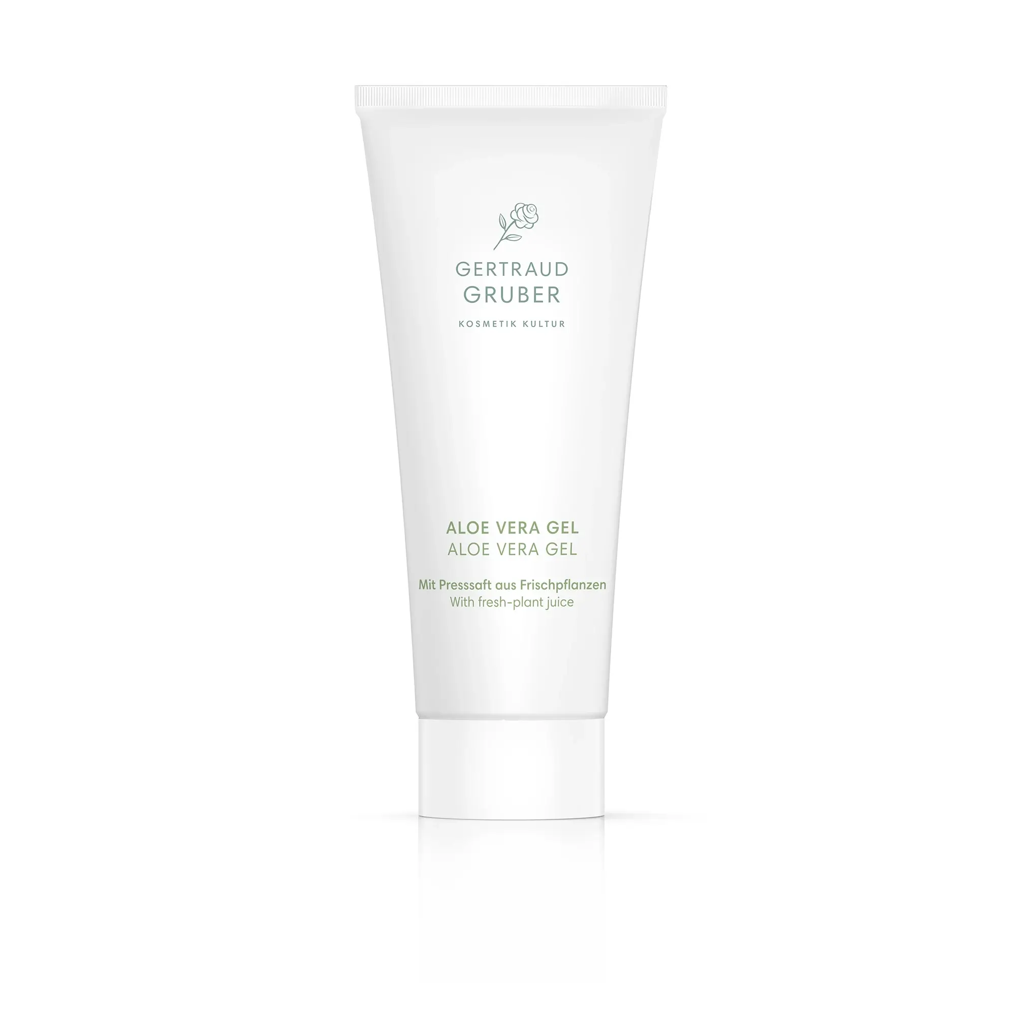 Gertraud Gruber Aloe vera Gel – Feuchtigkeitsspendendes Gesichtsgel normale und empfindliche Haut – 100 ml Tube