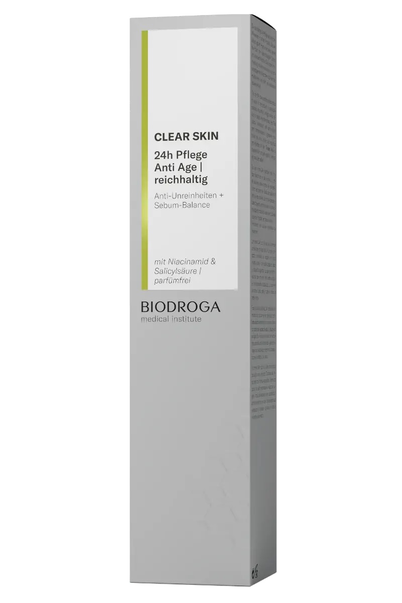 Biodroga Medical Institute Clear Skin 24h Pflege Anti Age reichhaltig 50 ml