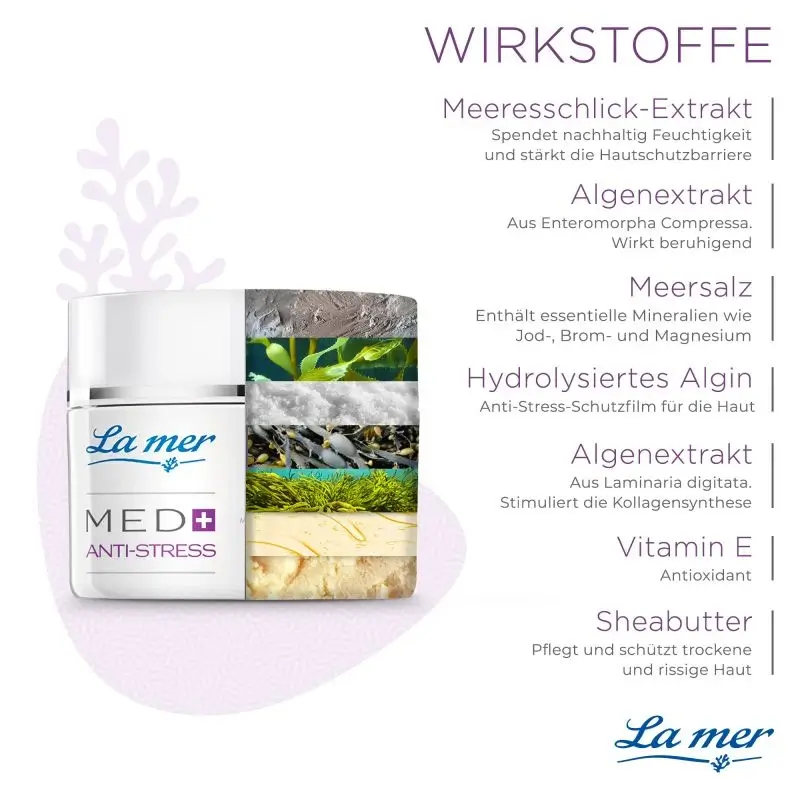 La mer Med+ Anti-Stress Reichhaltige Tagescreme 50 ml