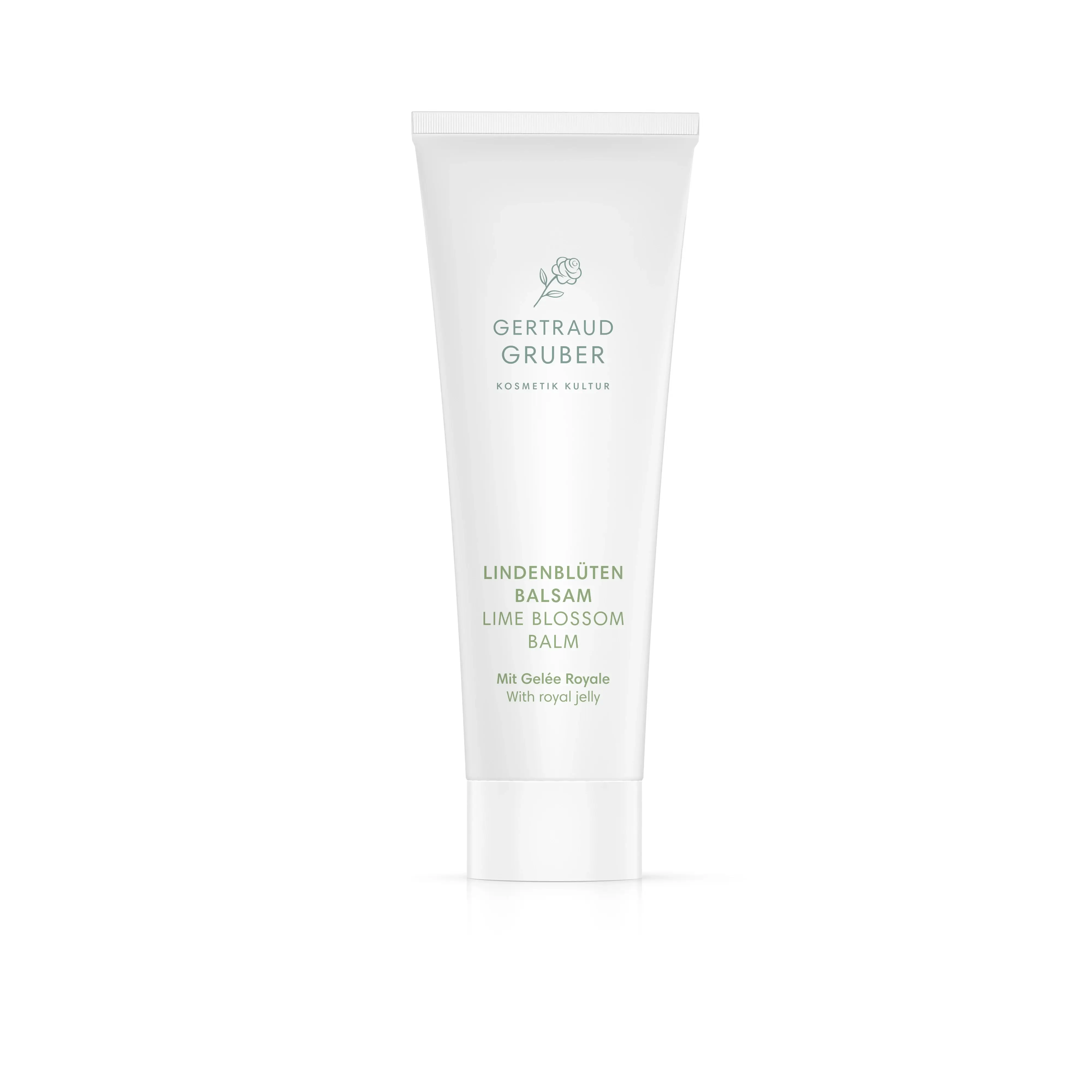 Gertraud Gruber Lindenblüten Balsam – Vitaminreicher Gesichtsbalsam für trockene Haut und empfindliche Haut – 50 ml Tube