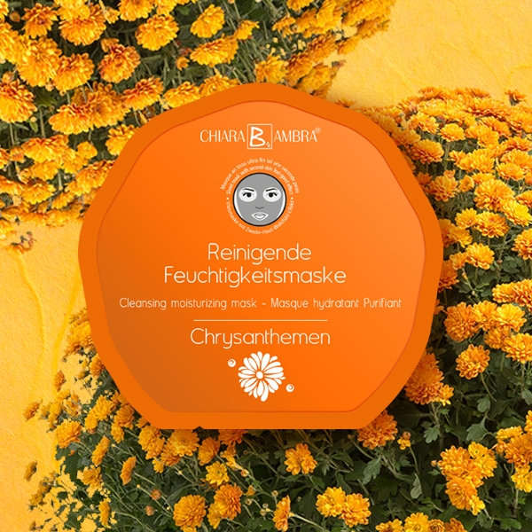 CHIARA AMBRA Gesichtsmaske Chrysanthemen 1 Stk.