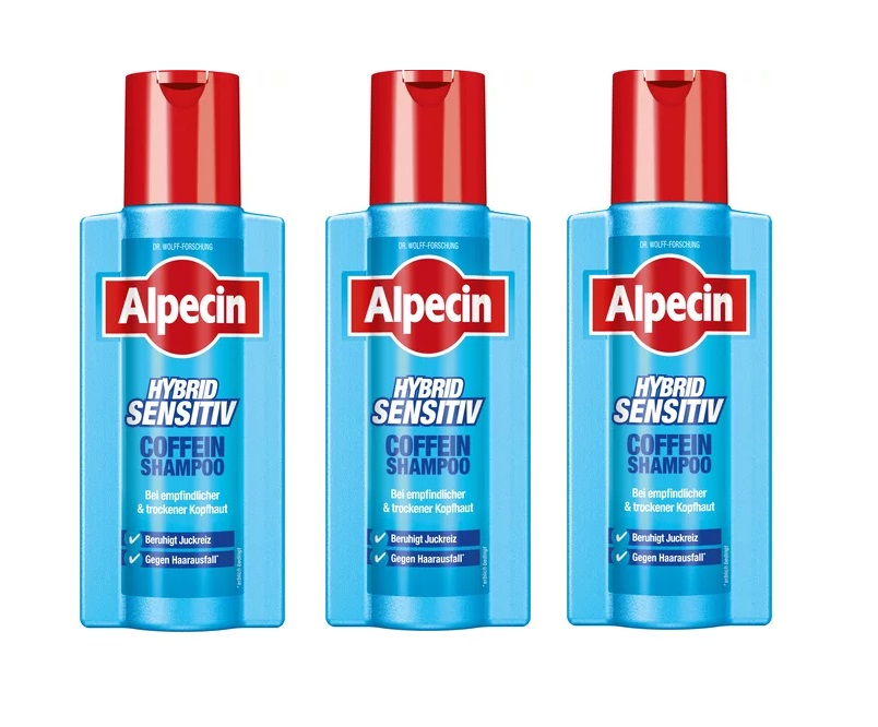 Alpecin Hybrid Coffein-Shampoo 3x 250 ml
