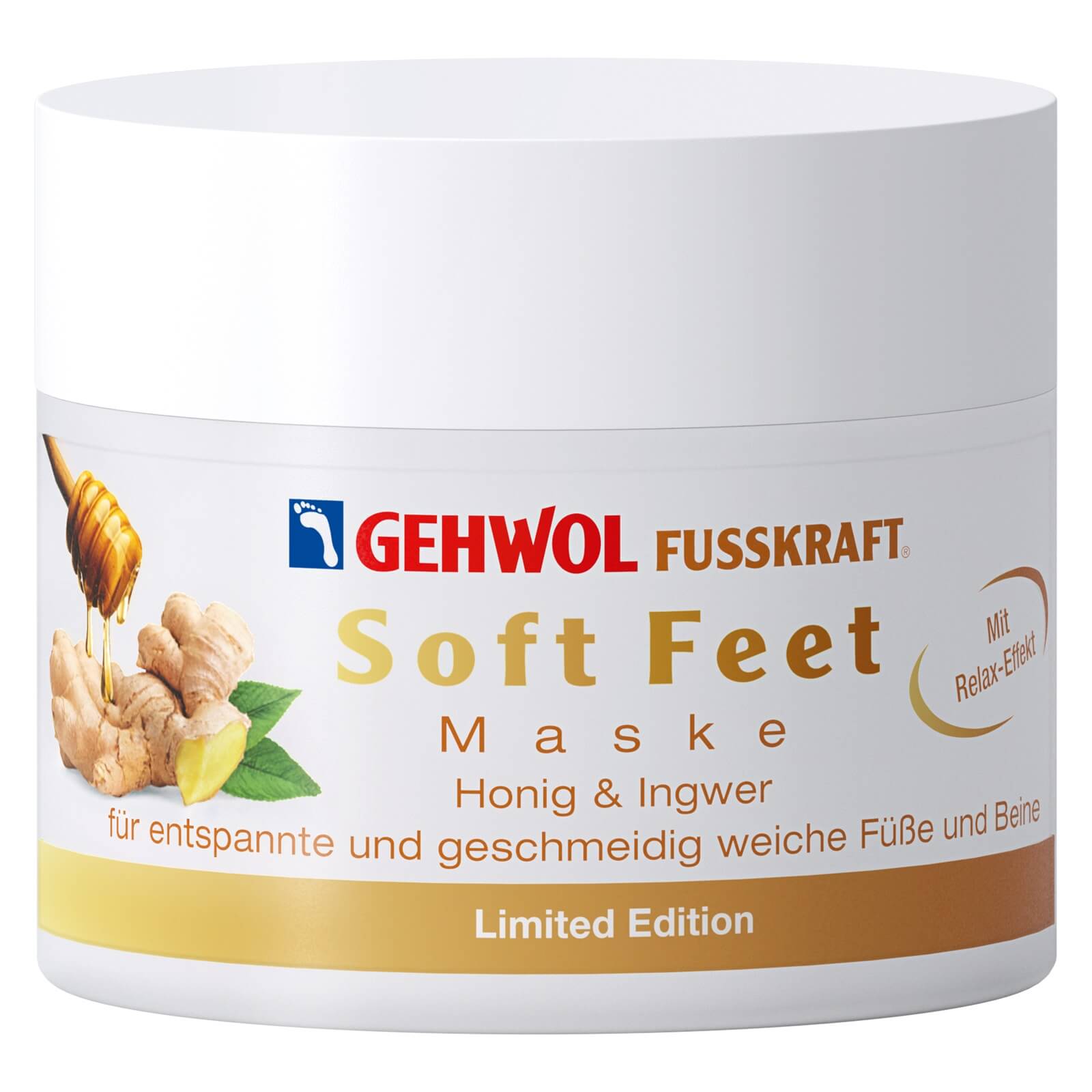 GEHWOL FUSSKRAFT Soft Feet Maske Honig & Ingwer 50 ml