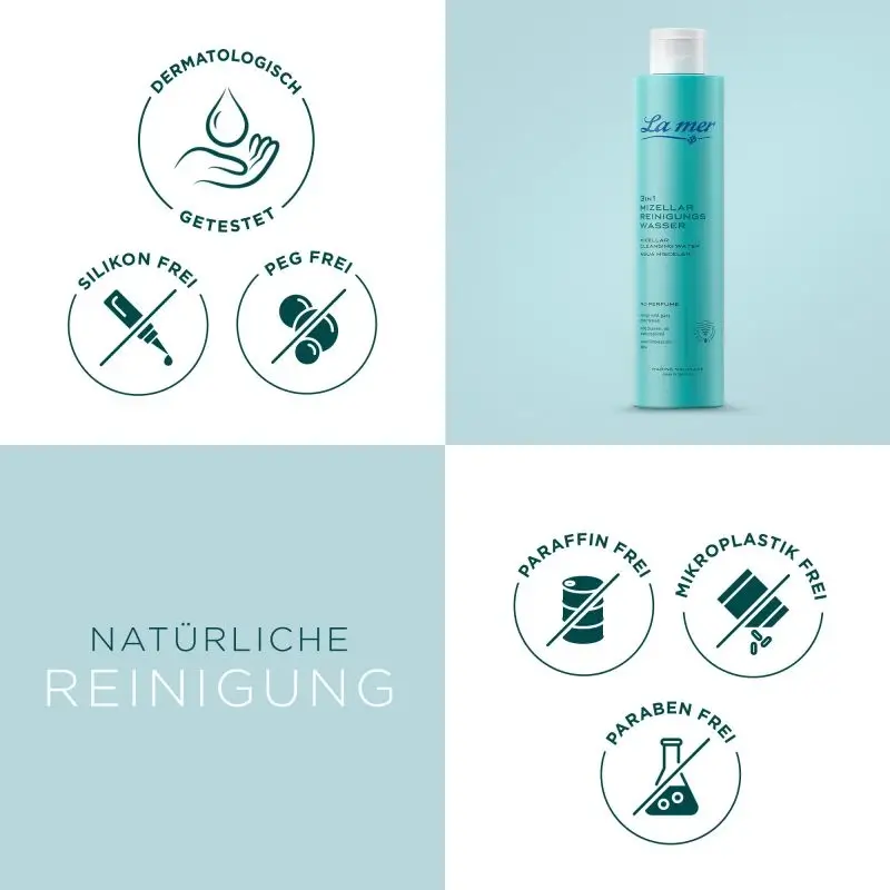 La mer 3 in 1 Mizellar-Reinigungswasser 200 ml