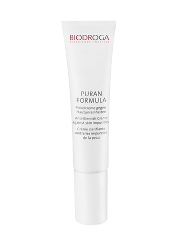 biodroga puran formula pickelcreme gegen hautunreinheiten 15 ml