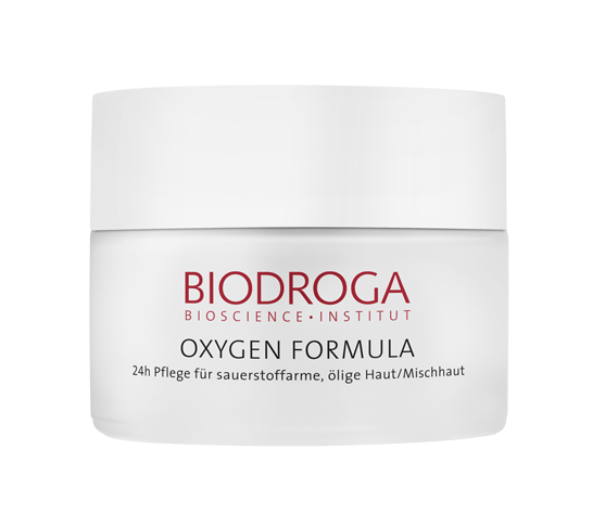 Biodroga Oxygen Formula 24h Pflege für ölige Haut, Mischhaut 50 ml