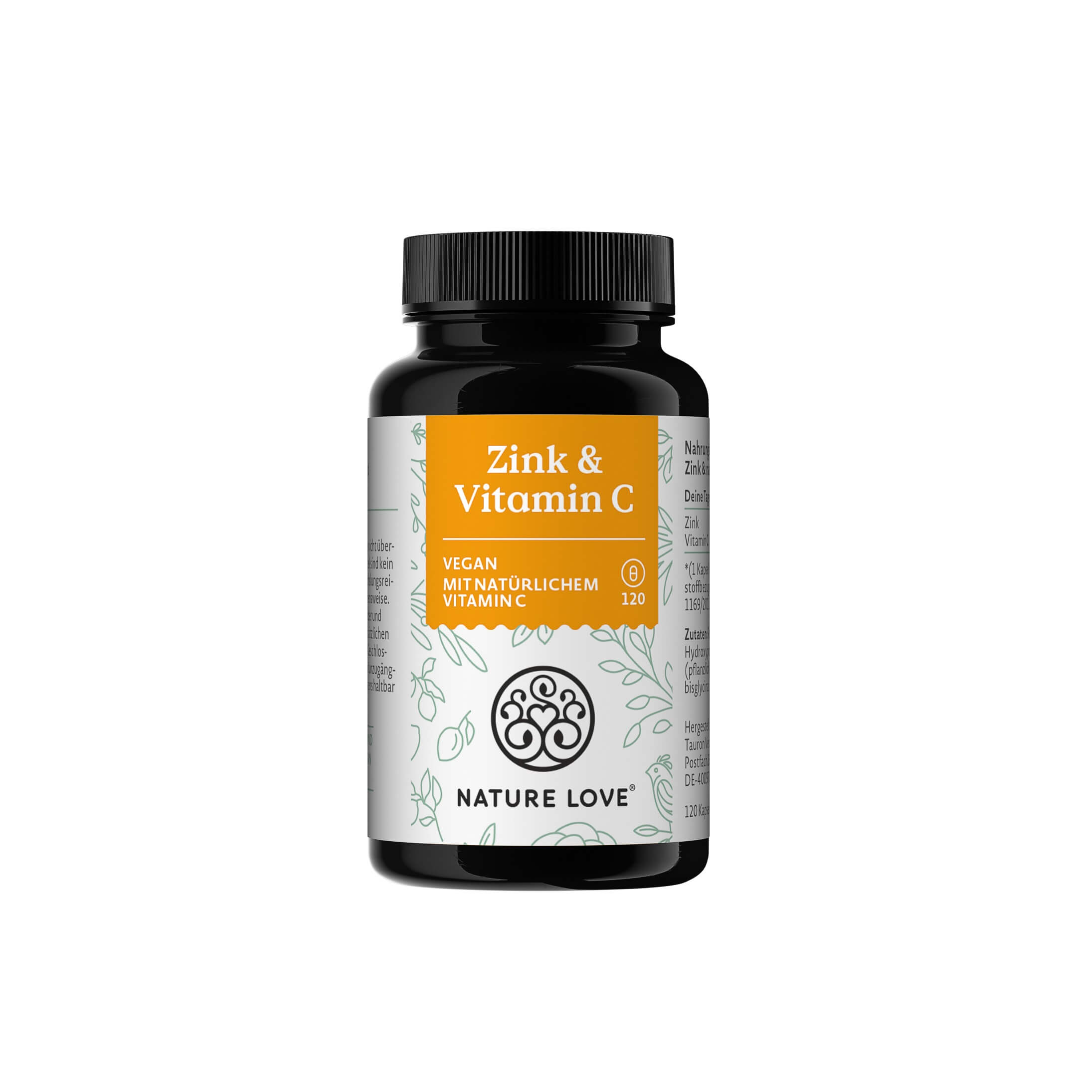 Nature Love Zink Vitamin C 120 Kapseln