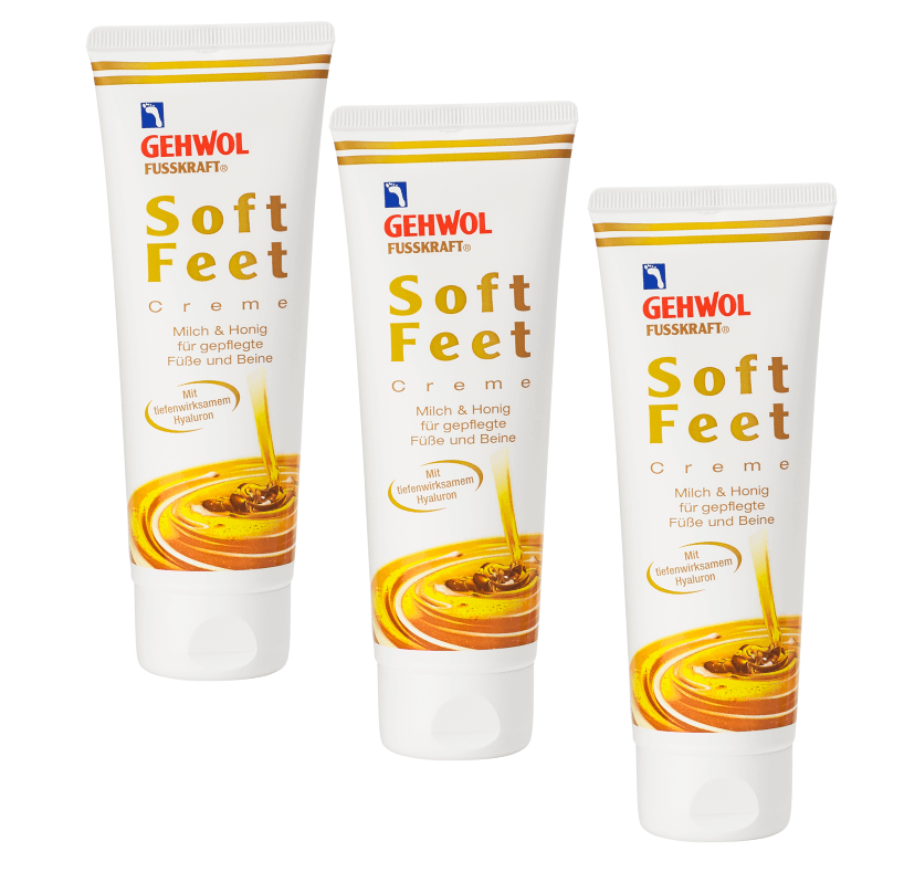 GEHWOL Soft Feet Creme 3x 125 ml
