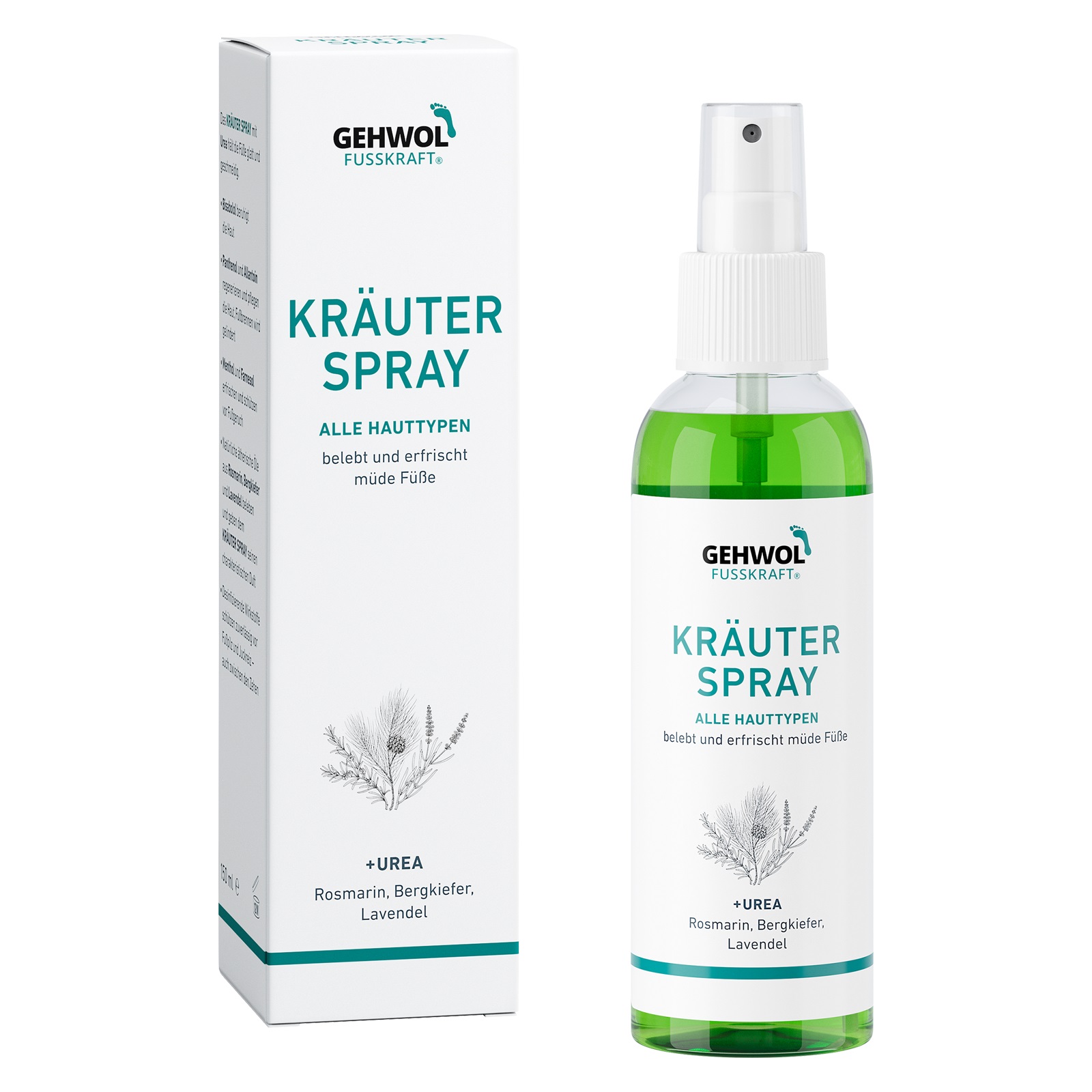 GEHWOL FUSSKRAFT Kräuter Spray 150 ml