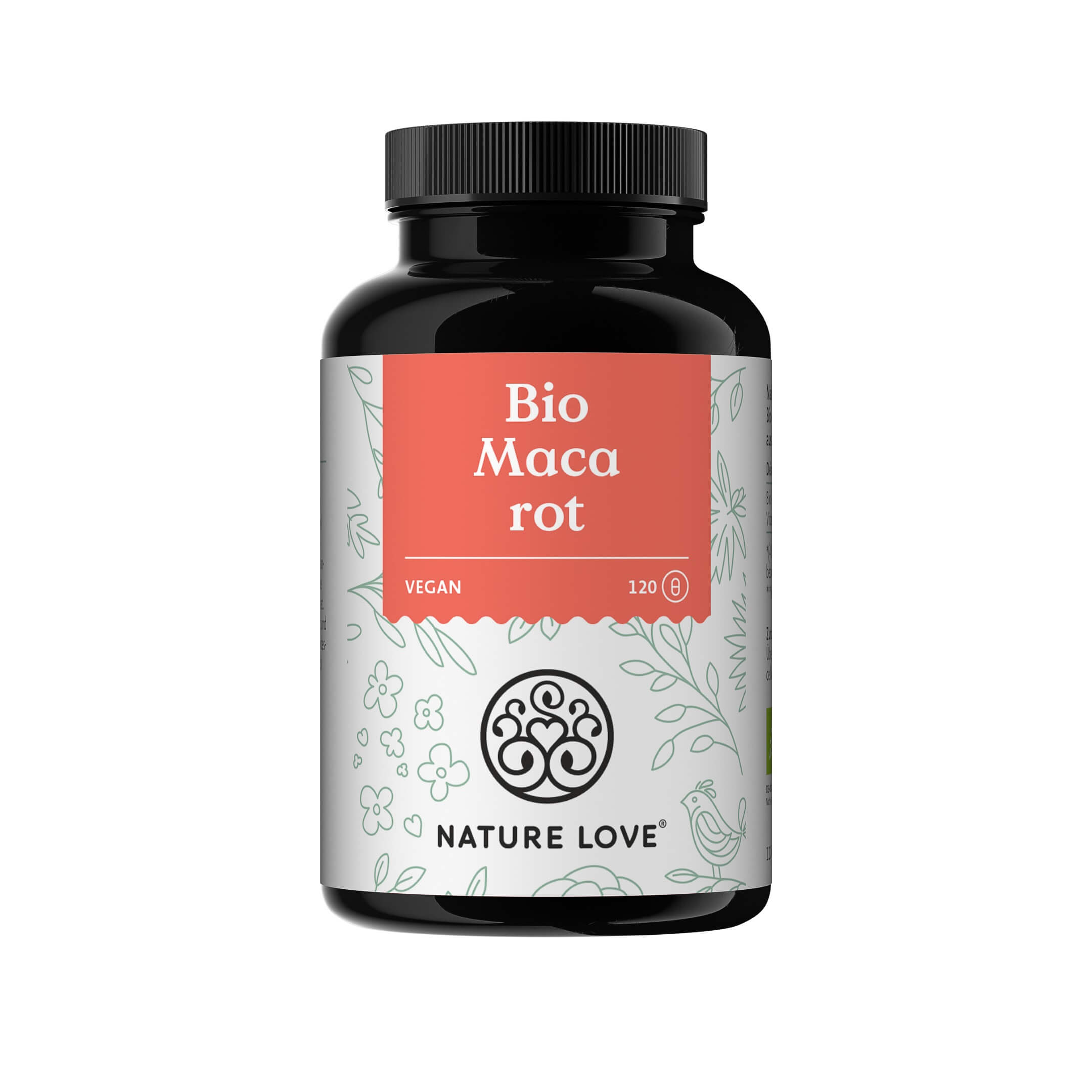 Nature Love Bio Maca rot 120 Kapseln