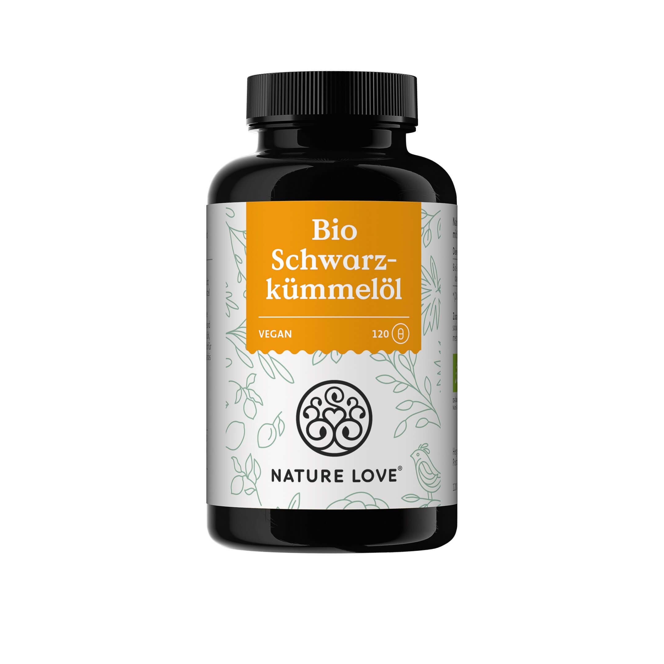 Nature Love Bio Schwarzkümmelöl 120 Kapseln