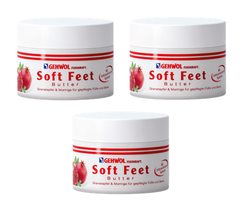 GEHWOL Soft Feet Butter 3x 100 ml