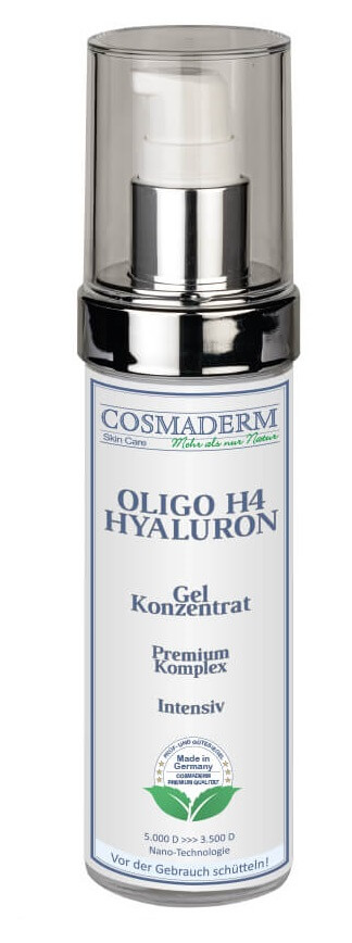 Cosmaderm Oligo H4 Hyaluron Gel Konzentrat - Premium Komplex - Intensiv