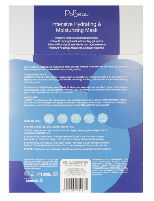 PoBeau Intensive Hydrating & Moisturizing Mask 1 Stk.