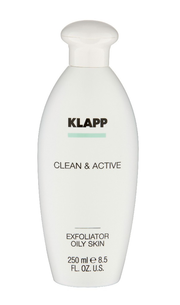 klapp clean active exfoliator oily skin 250 ml 1