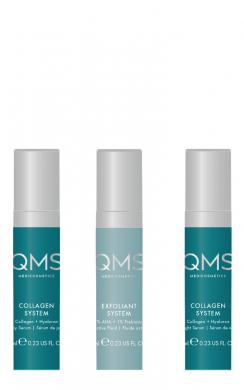 QMS Medicosmetics Collagen + Exfoliant Set Medium 3 x 7 ml