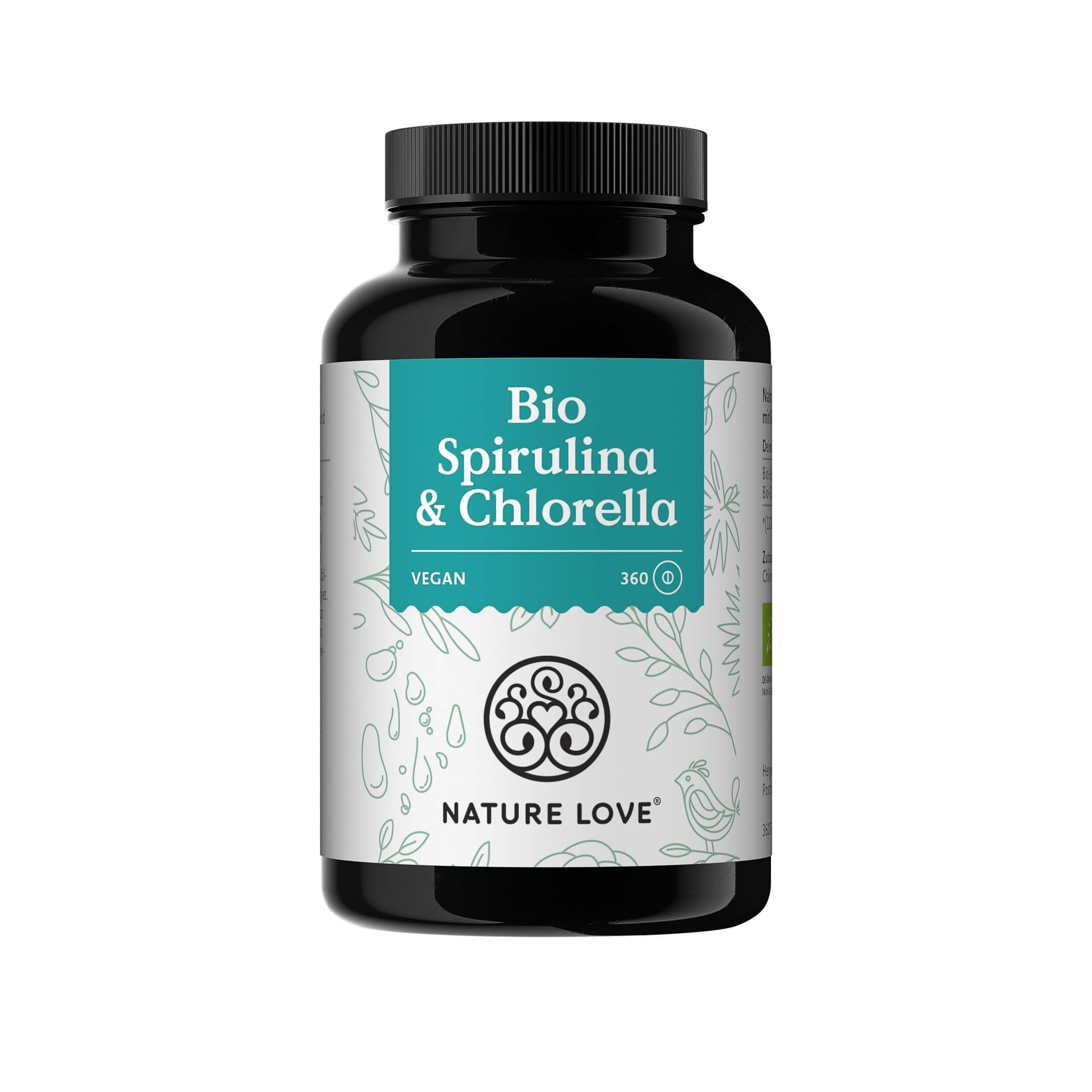 Nature Love Bio Spirulina & Chlorella 360 Tabletten