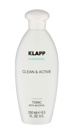 klapp clean active tonic with alcohol 250 ml